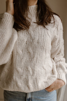  Pullover Moos Creme