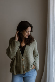  Strickjacke Meisengrün