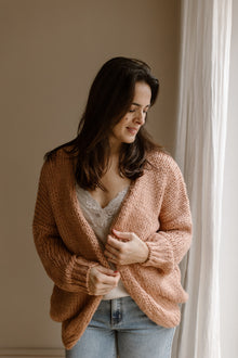  Strickjacke Suus Zalm/Old Rose