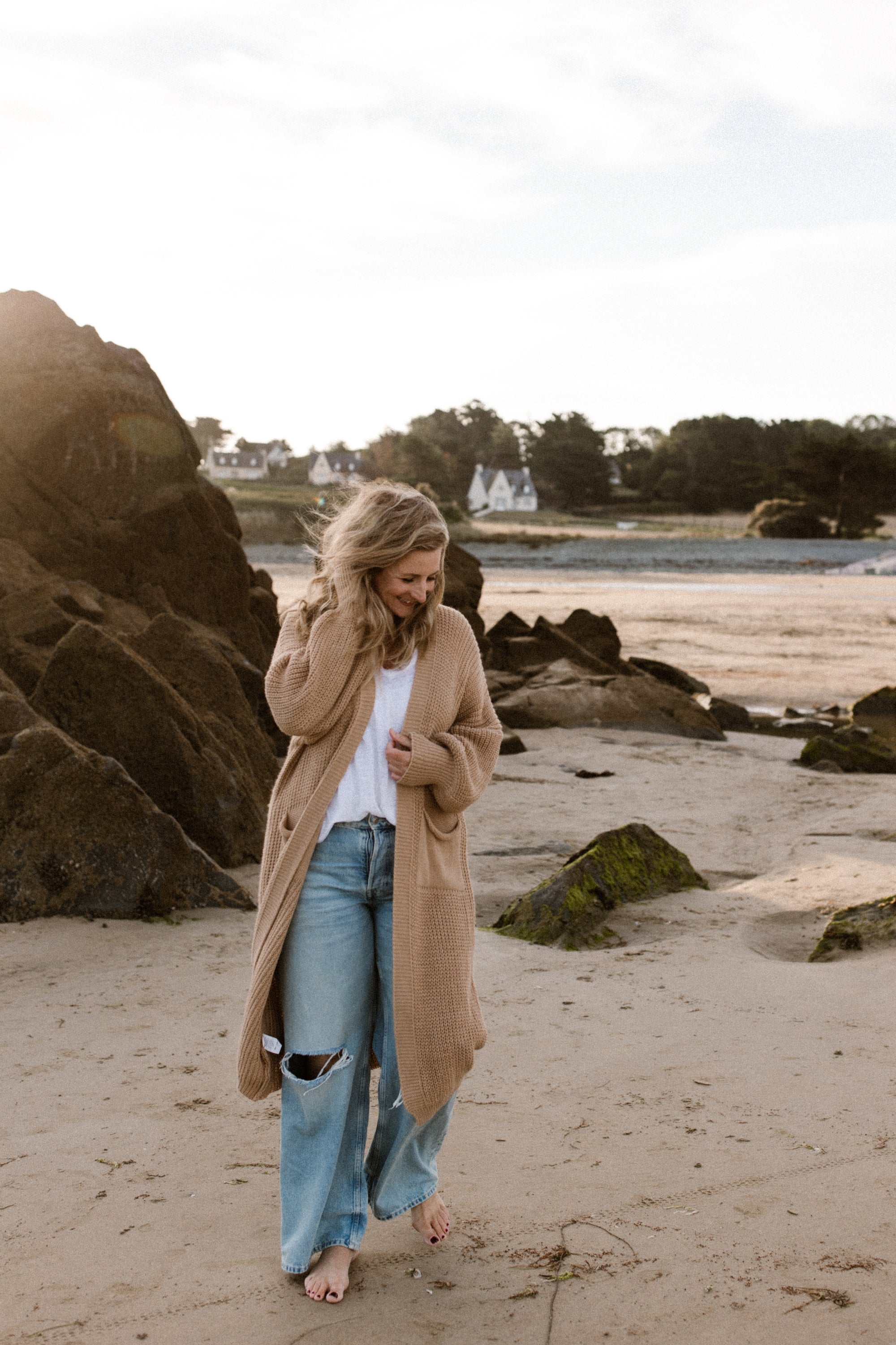 Cardigan Jane Camel